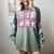 Preppy Spooky Teacher Halloween Ghost Coquette Bow Autumn Women's Comfort Colors T-Shirt Berry