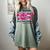 Preschool Teacher In October We Wear Pink Breast Cancer Women's Comfort Colors T-Shirt Berry