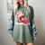 Santa Ugly Christmas Tree Lights Boston Terrier Dog Lover Women's Comfort Colors T-Shirt Berry