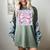 Teacher Bow Pencil Flowers Teacher Back To School Women's Comfort Colors T-Shirt Berry