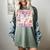 Trick Or Teach Retro Halloween Teacher Look Women's Comfort Colors T-Shirt Berry
