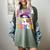 Trick Or Teach Teacher Ghost Teaching Fun Halloween Teacher Women's Comfort Colors T-Shirt Berry