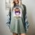 Witchy Teacher Halloween Messy Bun Teacher Bleached Women's Comfort Colors T-Shirt Berry