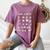 American Sign Language For Teachers ASL Alphabet Women's Comfort Colors T-Shirt Moss