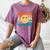 Back To School Groovy Smile Preschool Teachers Students Kids Women's Comfort Colors T-Shirt Moss