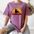 Boston Terrier Bostie Sunset Retro Dog Pet Mom Dad Women's Comfort Colors T-Shirt Moss