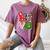Boston Terrier Christmas Tree Lights Santa Dog Xmas For Men Women Kids Women's Comfort Colors T-Shirt Moss