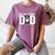 Boston Terrier Dad Of A Bostie Dad Bostie Father Women's Comfort Colors T-Shirt Moss