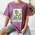 Boston Terrier Mom Skeleton Tarot Card Witch Vibes Dog Mom Women's Comfort Colors T-Shirt Moss