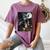 Boston Terrier Selfie Full Moon Flying Witch Halloween Dog Women's Comfort Colors T-Shirt Moss