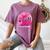 Ghost And Witch Boston Terrier Dog In October We Wear Pink Women's Comfort Colors T-Shirt Moss