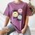 Happy To See Your Face Smile Face Teacher Back To School Women's Comfort Colors T-Shirt Moss