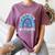 Happy Teacher I Wear Blue For My Students Autism Awareness Women's Comfort Colors T-Shirt Moss Happy Teacher I Wear Blue For My Students Autism Awareness Women's Comfort Colors T-Shirt Moss