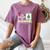 I'm Working For Christmas Break 5 Stars Christmas Teacher Women's Comfort Colors T-Shirt Moss