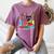 It's A Good-Day To Teach Tiny Humans Pre-K Cat Teacher Lover Women's Comfort Colors T-Shirt Moss