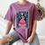 La Maestra Halloween Mexican Bingo Card Teacher Lottery Card Women's Comfort Colors T-Shirt Moss