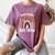 Montessori Teacher Halloween Boo Rainbow Leopard Halloween Women's Comfort Colors T-Shirt Moss