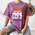Nothing Scares Me I'm A Pre-K Teacher Halloween Ghosts Women's Comfort Colors T-Shirt Moss