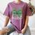 One Lucky Teacher Coquette Bow St Patricks Day Teacher Women's Comfort Colors T-Shirt Moss