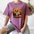 Pumpkin Boston Terrier Costume On Boston Terrier Halloween Women's Comfort Colors T-Shirt Moss