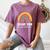 Rainbow Pencil Dream Exceptional Education Team SPED Teacher Women's Comfort Colors T-Shirt Moss