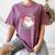 Retro Pink Christmas Santa's Favorite Art Teacher Artist Women's Comfort Colors T-Shirt Moss