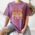 Retro Pumpkin Fall In Love With Learning Autumn Teacher Women's Comfort Colors T-Shirt Moss