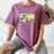 Surfing Boston Terrier Kanagawa Wave Japanese Dog For Men Women Kids Women's Comfort Colors T-Shirt Moss