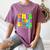 This Teacher 80s 90s Teachers's Day Glows Last Day Of School Women's Comfort Colors T-Shirt Moss