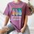 Teaching My Little Gnomies With Gnome For Teacher Women Women's Comfort Colors T-Shirt Moss