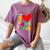 Teens Graduation I Heart My Teachers I Love My Teachers Women's Comfort Colors T-Shirt Moss