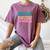Never Underestimate A Public School Teacher Groovy Women Women's Comfort Colors T-Shirt Moss