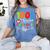 100 Days Of Living That 2nd Grade Life Boy Girl Teacher Women's Comfort Colors T-Shirt Blue Jean 100 Days Of Living That 2nd Grade Life Boy Girl Teacher Women's Comfort Colors T-Shirt Blue Jean
