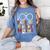 100 Days Of Mischief Managed Teacher Kid 100th Day Of School Women's Comfort Colors T-Shirt Blue Jean 100 Days Of Mischief Managed Teacher Kid 100th Day Of School Women's Comfort Colors T-Shirt Blue Jean