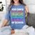 100 Days Of School Heart Love Teacher Or Student 100th Day Women's Comfort Colors T-Shirt Blue Jean