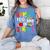 100th Day Of School Teachers Kids Girls Child Happy 100 Days Women's Comfort Colors T-Shirt Blue Jean 100th Day Of School Teachers Kids Girls Child Happy 100 Days Women's Comfort Colors T-Shirt Blue Jean