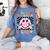 In My 1st Grade Era Smile Face Back To School Teacher Kid Women's Comfort Colors T-Shirt Blue Jean