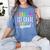 1st Grade Squad Back To School First Grade Teacher Boy Girl Women's Comfort Colors T-Shirt Blue Jean