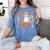 5th Grade Boo Crew Halloween Teachers Students Women's Comfort Colors T-Shirt Blue Jean