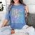 5th Grade Typography Team Fifth Grade Teacher Back To School Women's Comfort Colors T-Shirt Blue Jean
