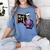 67 Math Teacher Meme Brainrot Six Seven Halloween Equation Women's Comfort Colors T-Shirt Blue Jean