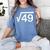 67 Six Seven Meme Square Root Couple Matching Teacher Women's Comfort Colors T-Shirt Blue Jean 67 Six Seven Meme Square Root Couple Matching Teacher Women's Comfort Colors T-Shirt Blue Jean