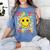 67th Day Of School Shirt 67 Days Smarter Teacher Boy Girls Women's Comfort Colors T-Shirt Blue Jean