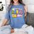 ABCD Pre-K Rocks Back To School PreK Kindergarten Teacher Women's Comfort Colors T-Shirt Blue Jean ABCD Pre-K Rocks Back To School PreK Kindergarten Teacher Women's Comfort Colors T-Shirt Blue Jean