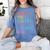 Admit It You Low Key Love Learning Bruh Teachers Women Women's Comfort Colors T-Shirt Blue Jean