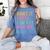 Admit It You'Ll Low Key Miss Me Bruh Women Men Teacher Women's Comfort Colors T-Shirt Blue Jean