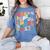 Alphabet Hi Back To School ABC Pre K Kindergarten Teacher Women's Comfort Colors T-Shirt Blue Jean Alphabet Hi Back To School ABC Pre K Kindergarten Teacher Women's Comfort Colors T-Shirt Blue Jean