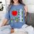 American Flag Camouflage Teacher Patriotic 4th Of July Women's Comfort Colors T-Shirt Blue Jean