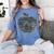 Apple Camoflauge Clothing Camo Student Teacher Cute School Women's Comfort Colors T-Shirt Blue Jean