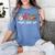 Art Teacher Peace Love Art For Artists And Painters Women's Comfort Colors T-Shirt Blue Jean Art Teacher Peace Love Art For Artists And Painters Women's Comfort Colors T-Shirt Blue Jean
